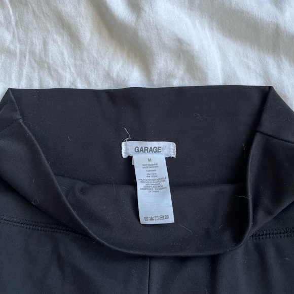 Garage black biker shorts - Picture 2 of 2